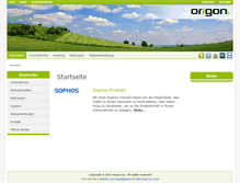 Tablet Screenshot of origon.ch